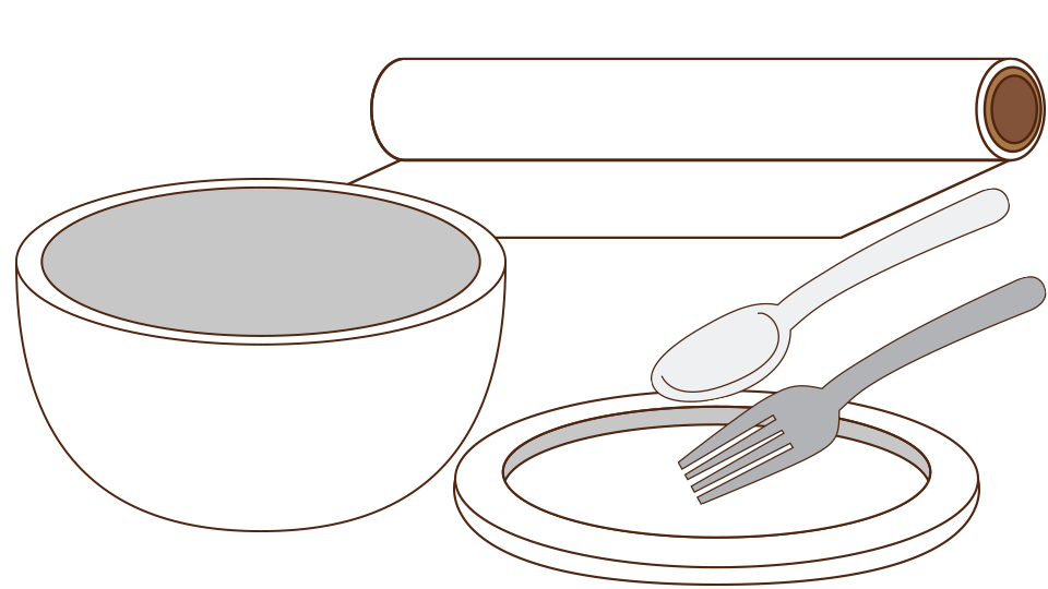 knife and cutting board