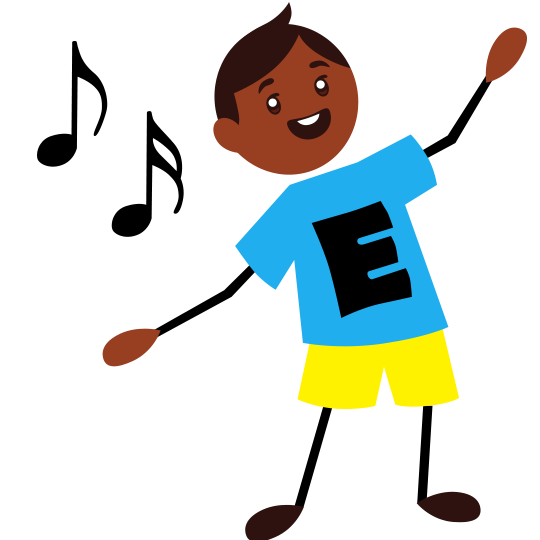 kid dancing icon
